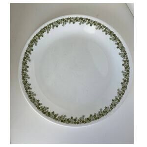 Vintage 1970s Corelle Spring Blossom Dinner Plate, Crazy Daisy